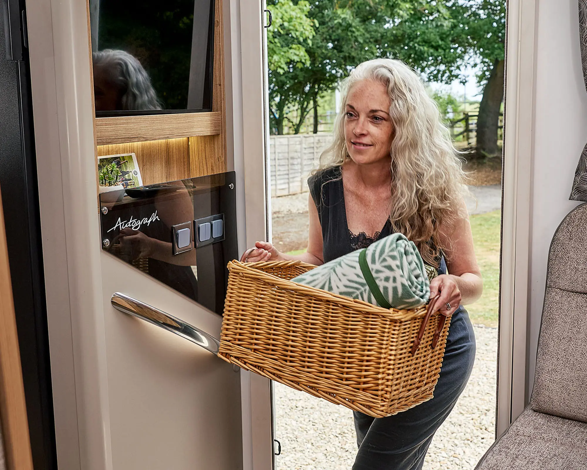 base_0001_Extra-wide Hartal habitation door with window, blind, waste bin and full-length flyscreen offers easier access