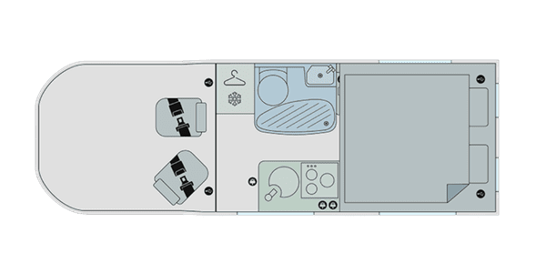 Endeavour B62 - Night (Double Beds)