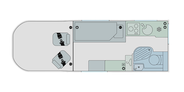 Endeavour B63 - Night (Single Bed)