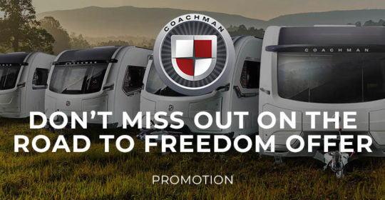 Coachman Road to Freedom Offer Banner New 2021 Models