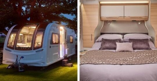 Images Displaying Exterior and Interior of the new Bailey Alicanto Grande II range