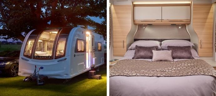 Images Displaying Exterior and Interior of the new Bailey Alicanto Grande II range
