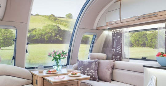 Image of a Luxury Bailey Alicanto Grande II Caravan Infinity Window Interior