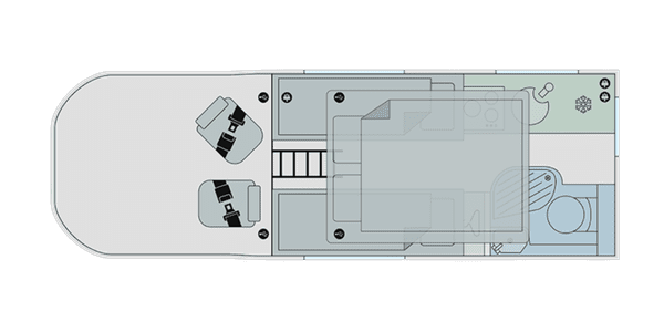 Endeavour B64 - Night (Double + Single Underneath)