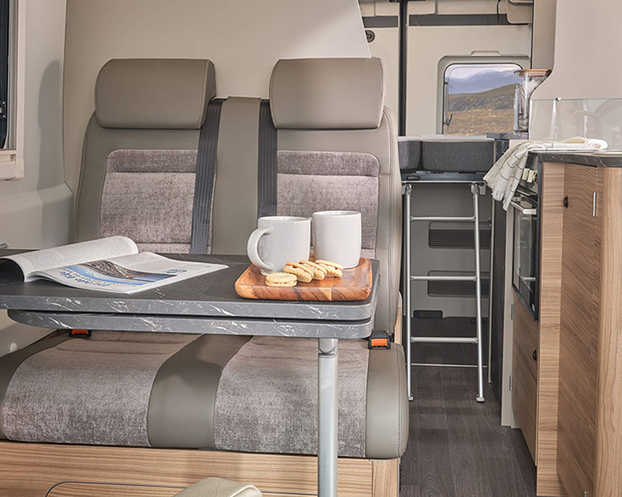Endeavour Series 2 B65 front lounge looking back to bed 2027