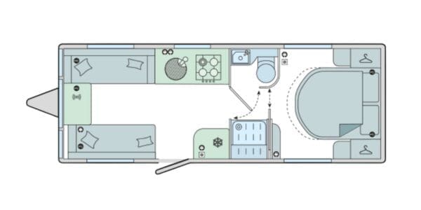 Bailey Unicorn Deluxe Cabrera layout