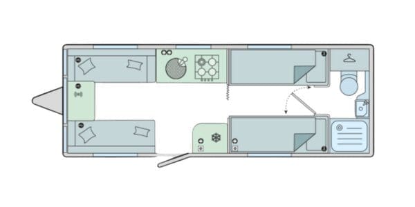 Bailey Unicorn Deluxe Cadiz layout