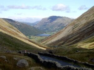 Looking down Kirkstone Pass