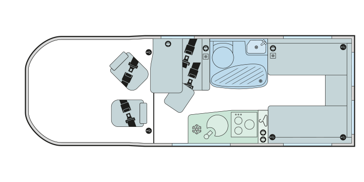 Bailey Endeavour B68 layout