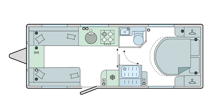 Bailey Unicorn Deluxe Cabrera 2027 day layout