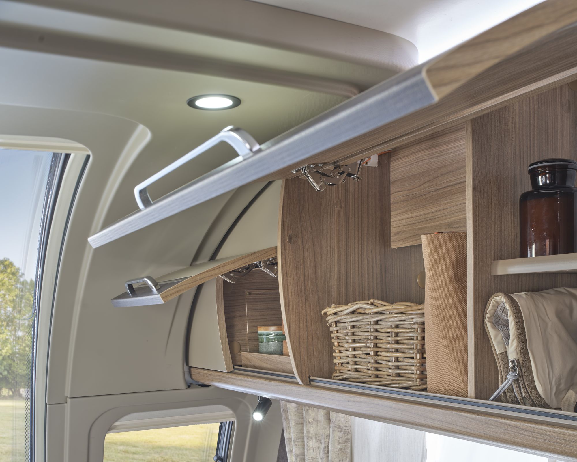 Overhead lockers in the Bailey Unicorn Deluxe Cabrera 2027