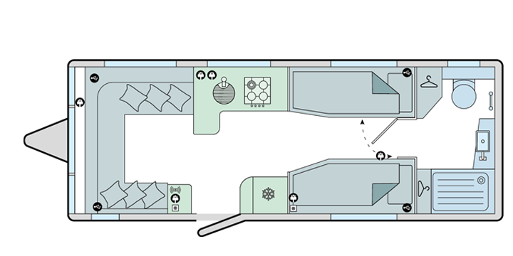 Bailey Unicorn Grande Cordoba layout