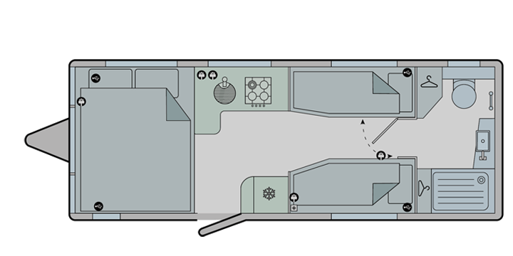 Bailey Unicorn Grande Cordoba 2027 night layout