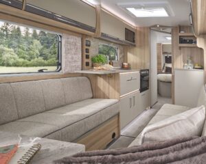 Lounge and kitchen in the Bailey Unicorn Lite Murcia 2027