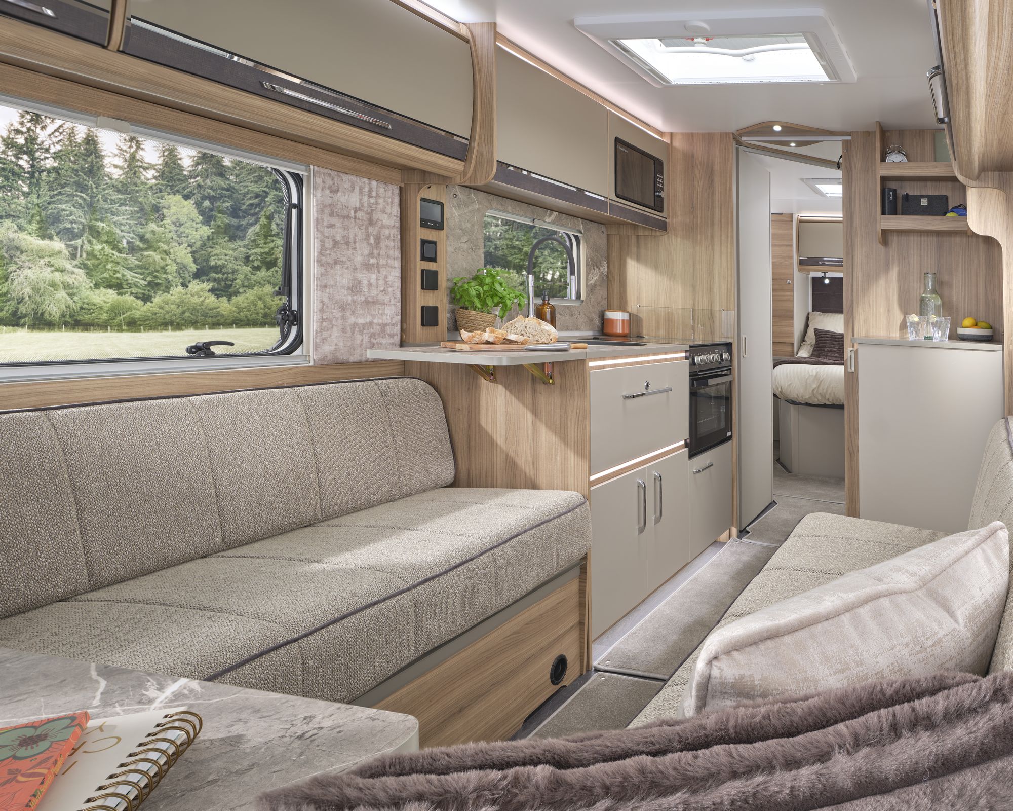 Bailey Unicorn Lite Murcia 2027 Interior Lounge and kitchen in the Bailey Unicorn Lite Murcia 2027