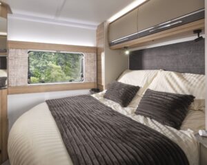 Retractable island bed in the Bailey Unicorn Lite Murcia 2027