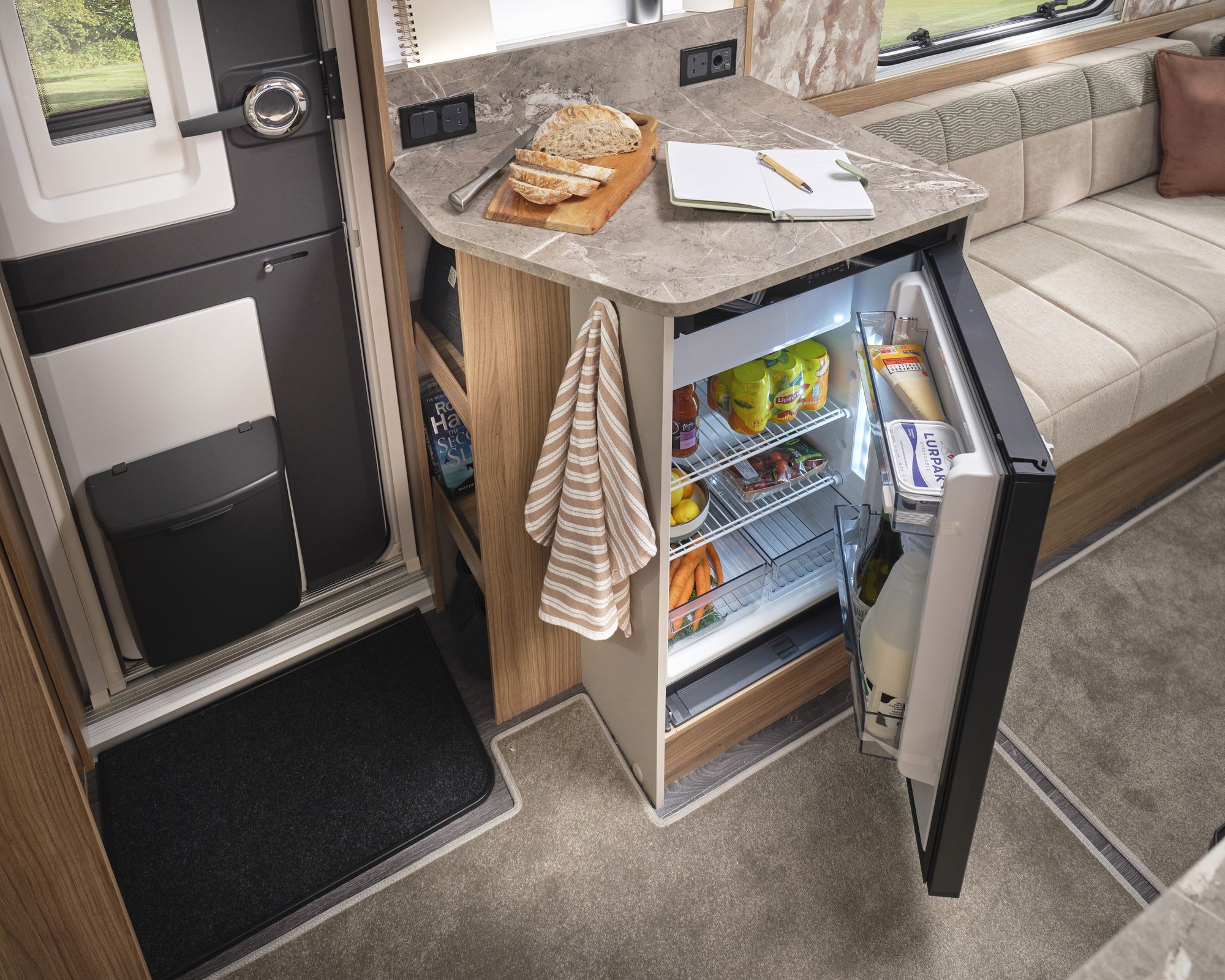 Bailey Unicorn Lite Seville 2027 Fridge 92-litre under-counter fridge in the Bailey Unicorn Lite Seville 2027